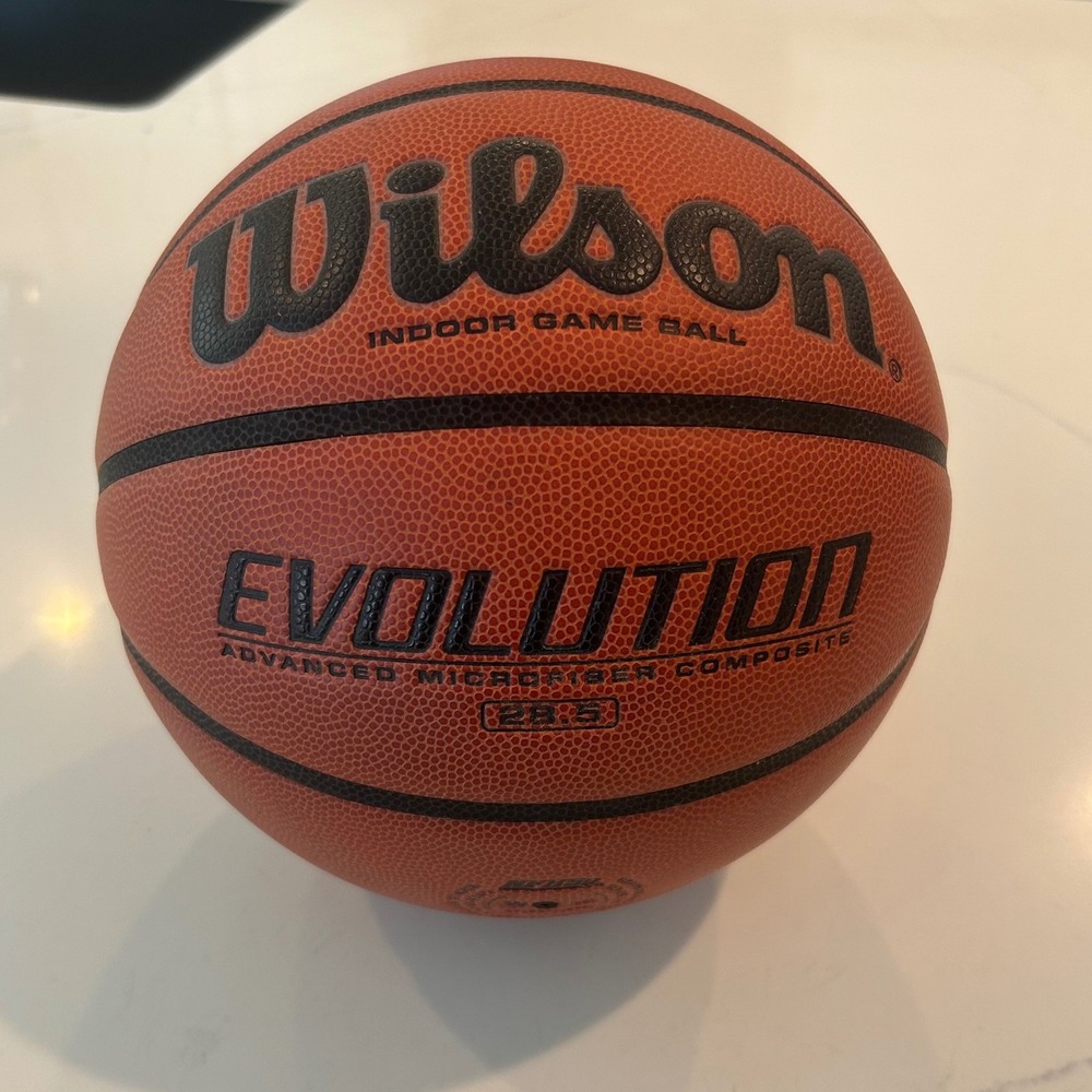 Wilson Evolution Indoor Game Basketball 28.5 Size 6 Womens Microfiber Composite